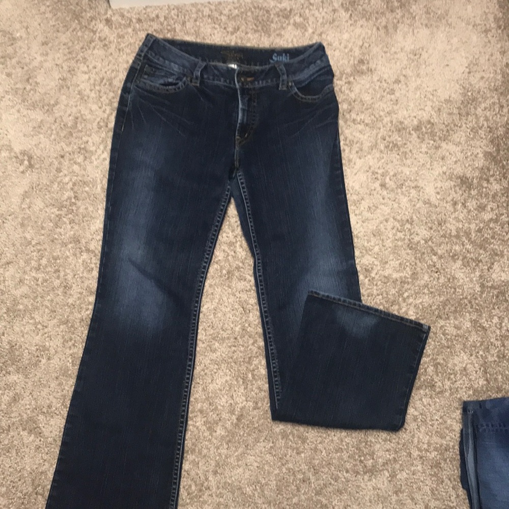 Silver Suki Jeans